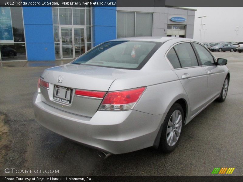 Alabaster Silver Metallic / Gray 2012 Honda Accord EX Sedan