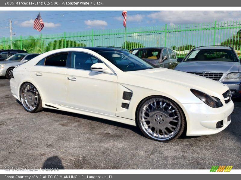 Alabaster White / Black 2006 Mercedes-Benz CLS 500