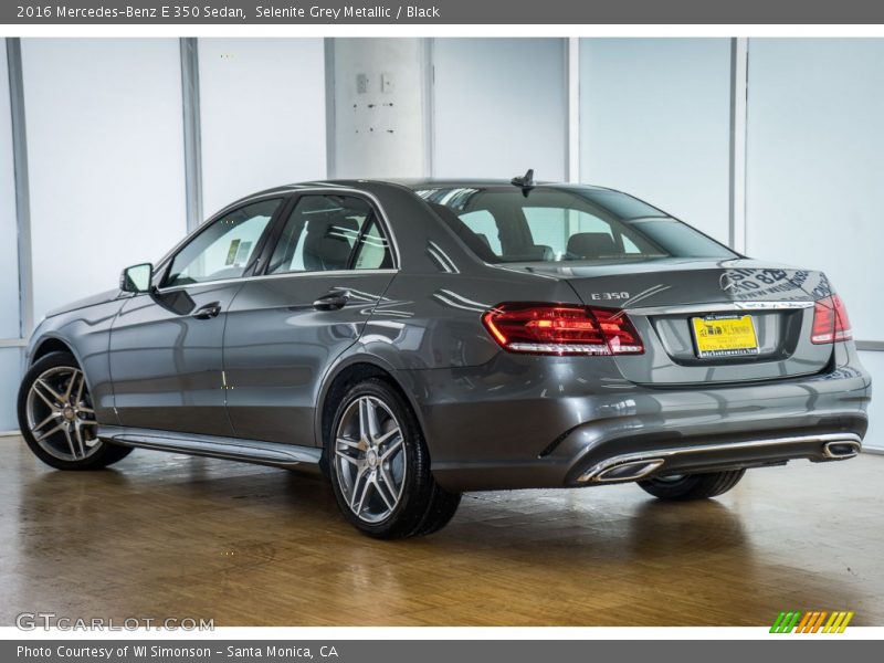 Selenite Grey Metallic / Black 2016 Mercedes-Benz E 350 Sedan
