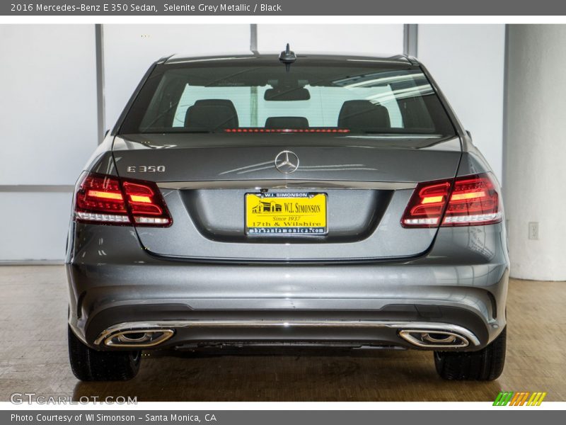 Selenite Grey Metallic / Black 2016 Mercedes-Benz E 350 Sedan