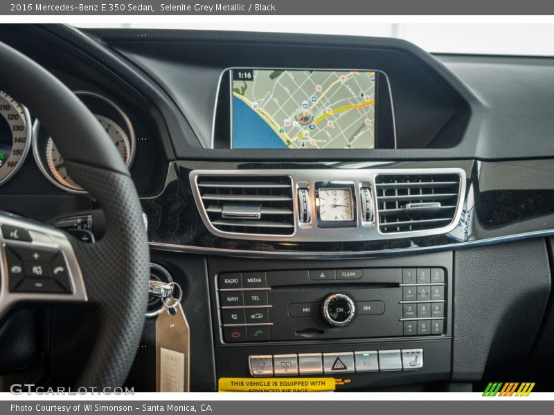 Selenite Grey Metallic / Black 2016 Mercedes-Benz E 350 Sedan
