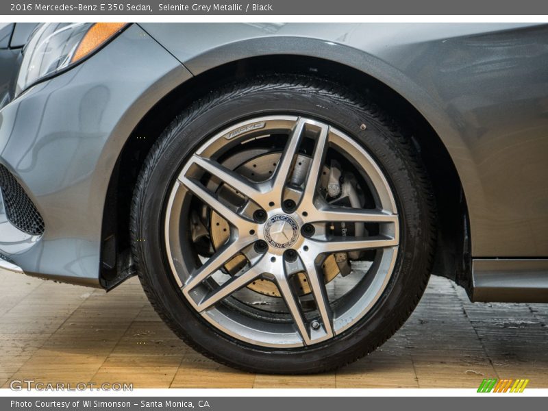 Selenite Grey Metallic / Black 2016 Mercedes-Benz E 350 Sedan