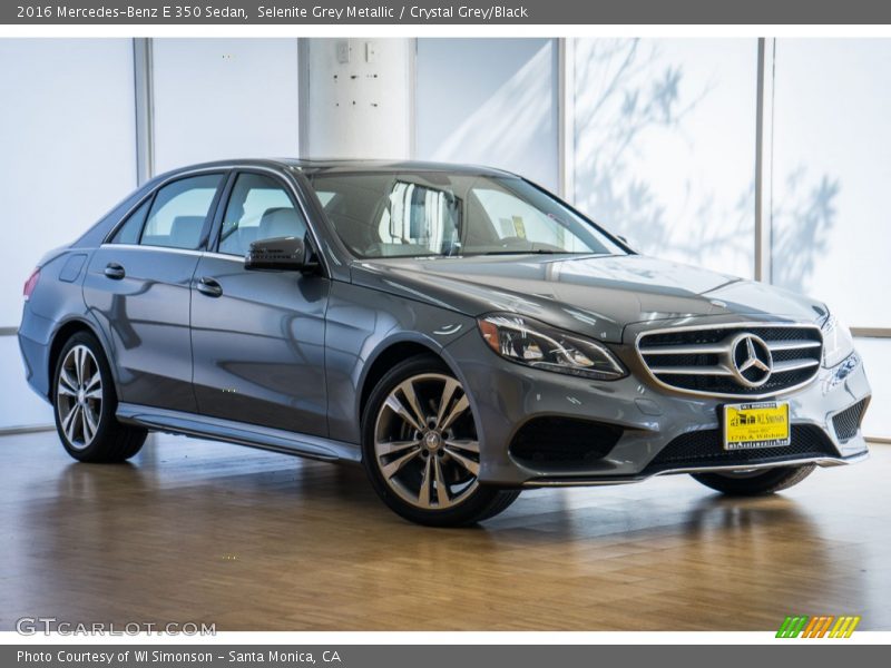 Selenite Grey Metallic / Crystal Grey/Black 2016 Mercedes-Benz E 350 Sedan