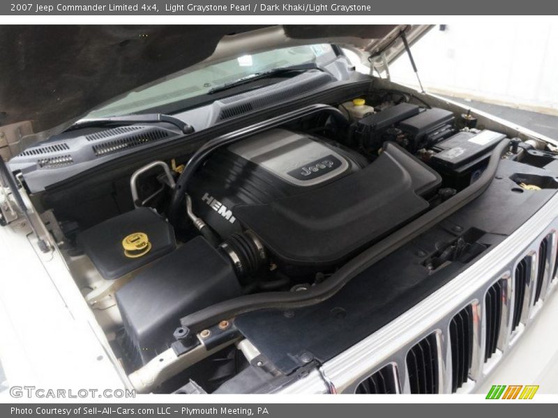 Light Graystone Pearl / Dark Khaki/Light Graystone 2007 Jeep Commander Limited 4x4