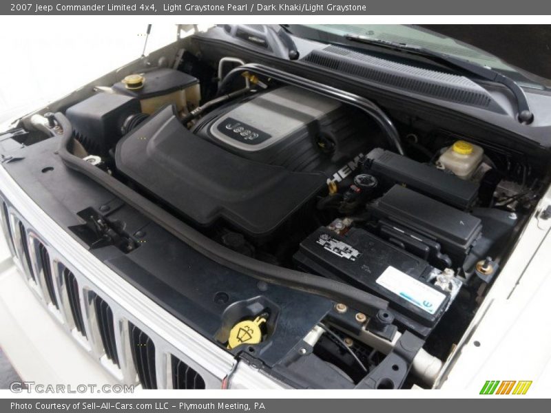 Light Graystone Pearl / Dark Khaki/Light Graystone 2007 Jeep Commander Limited 4x4