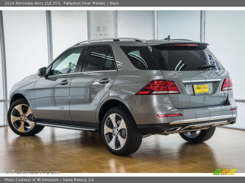 Palladium Silver Metallic / Black 2016 Mercedes-Benz GLE 350