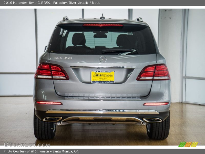 Palladium Silver Metallic / Black 2016 Mercedes-Benz GLE 350