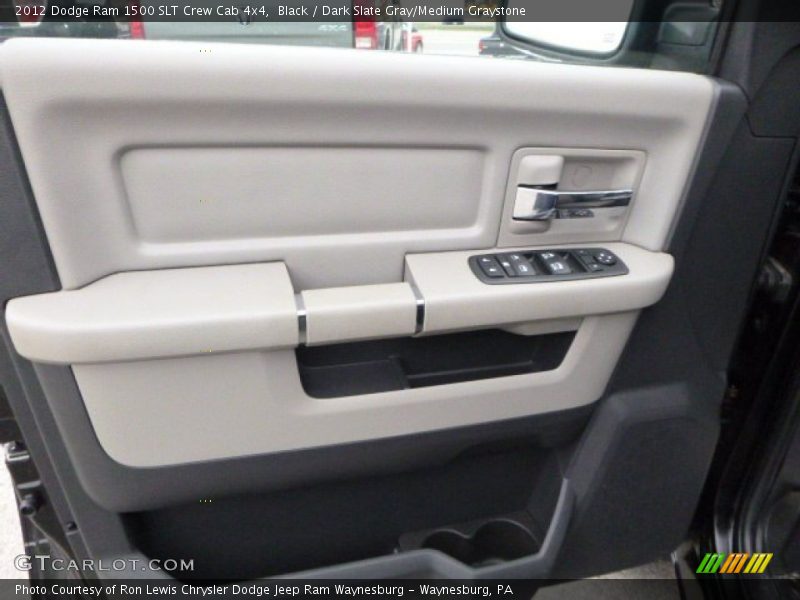 Black / Dark Slate Gray/Medium Graystone 2012 Dodge Ram 1500 SLT Crew Cab 4x4