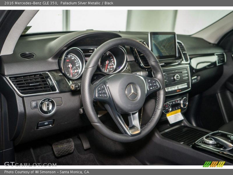 Palladium Silver Metallic / Black 2016 Mercedes-Benz GLE 350