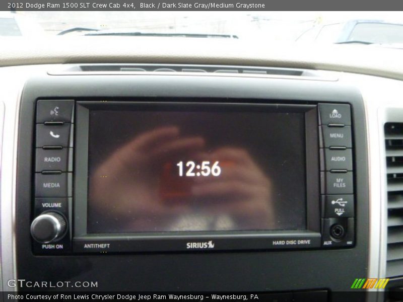 Black / Dark Slate Gray/Medium Graystone 2012 Dodge Ram 1500 SLT Crew Cab 4x4