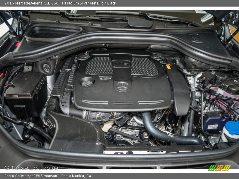 Palladium Silver Metallic / Black 2016 Mercedes-Benz GLE 350