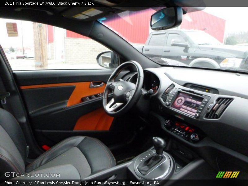 Black Cherry / Black 2011 Kia Sportage EX AWD