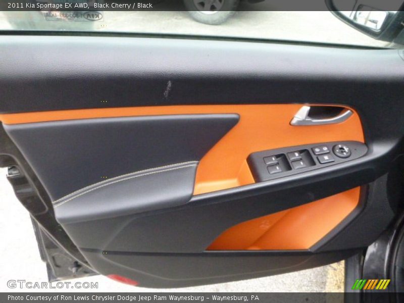 Black Cherry / Black 2011 Kia Sportage EX AWD