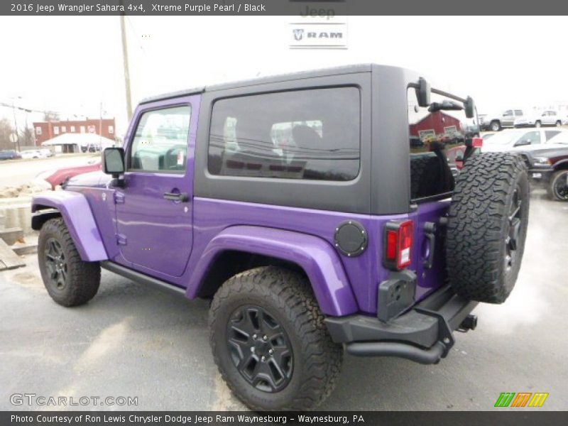 Xtreme Purple Pearl / Black 2016 Jeep Wrangler Sahara 4x4