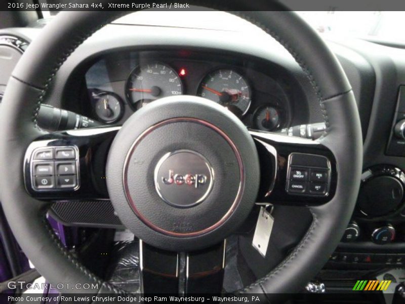Xtreme Purple Pearl / Black 2016 Jeep Wrangler Sahara 4x4