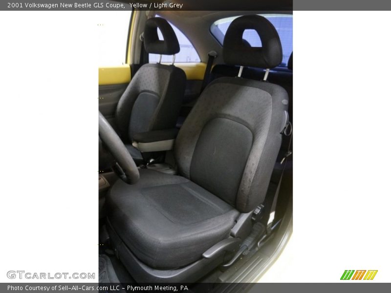 Yellow / Light Grey 2001 Volkswagen New Beetle GLS Coupe