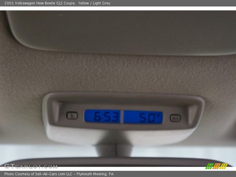 Yellow / Light Grey 2001 Volkswagen New Beetle GLS Coupe