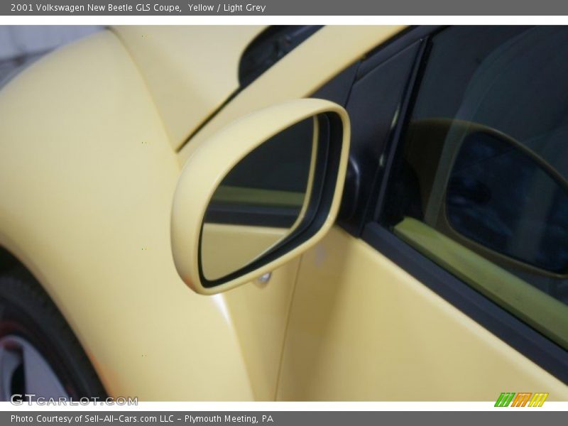 Yellow / Light Grey 2001 Volkswagen New Beetle GLS Coupe