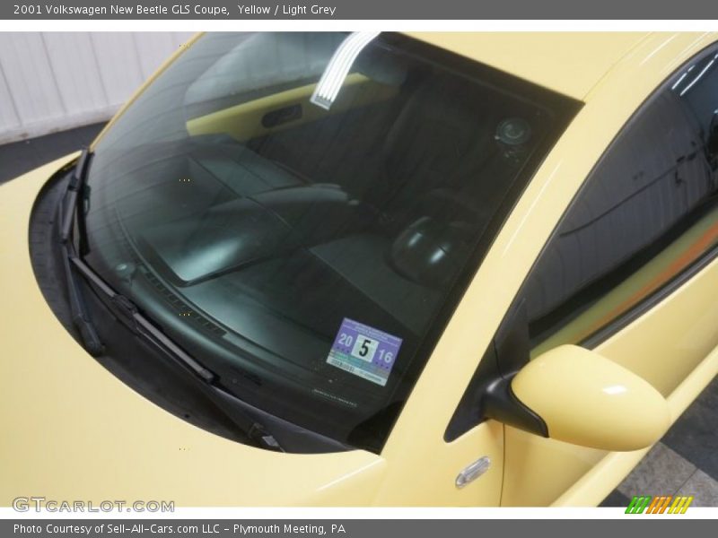 Yellow / Light Grey 2001 Volkswagen New Beetle GLS Coupe