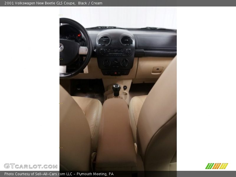 Black / Cream 2001 Volkswagen New Beetle GLS Coupe