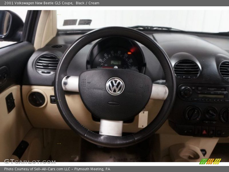 Black / Cream 2001 Volkswagen New Beetle GLS Coupe