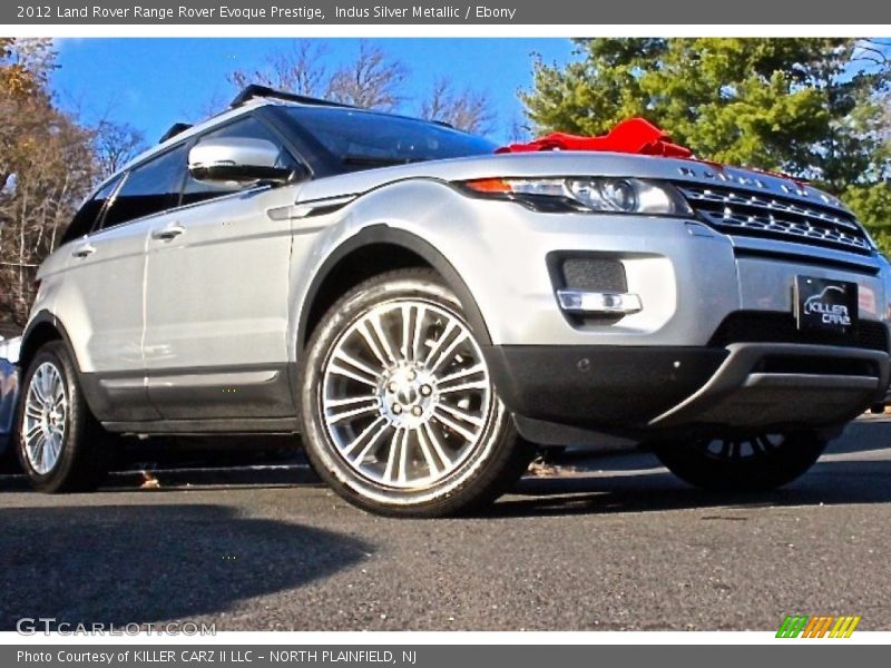 Indus Silver Metallic / Ebony 2012 Land Rover Range Rover Evoque Prestige