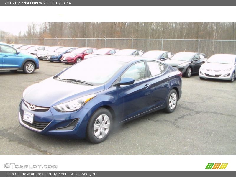 Blue / Beige 2016 Hyundai Elantra SE