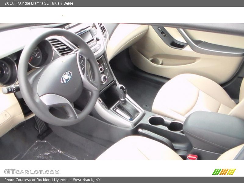 Blue / Beige 2016 Hyundai Elantra SE