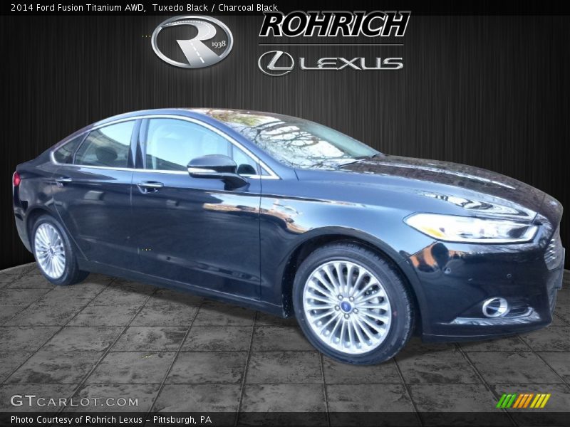 Tuxedo Black / Charcoal Black 2014 Ford Fusion Titanium AWD