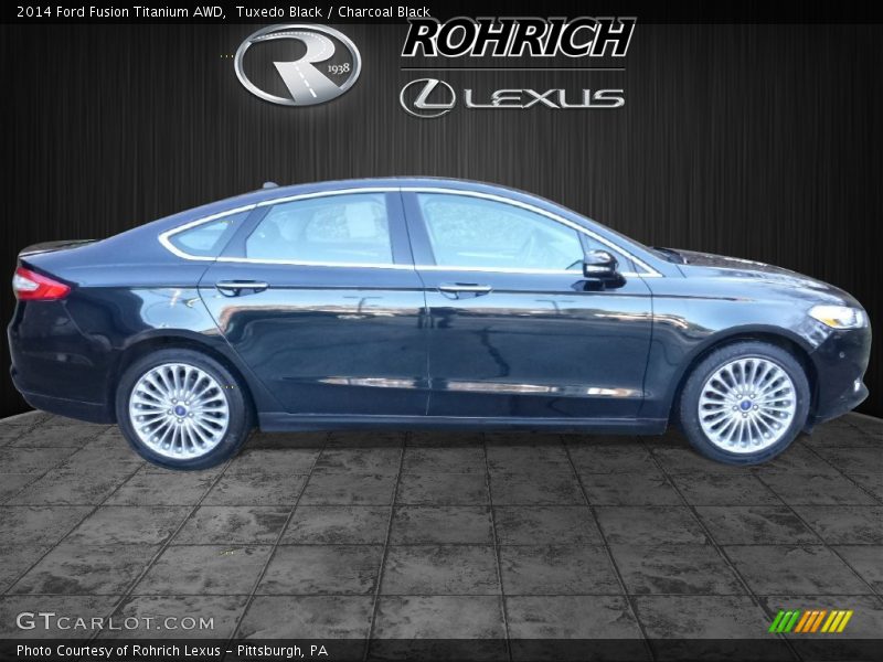 Tuxedo Black / Charcoal Black 2014 Ford Fusion Titanium AWD