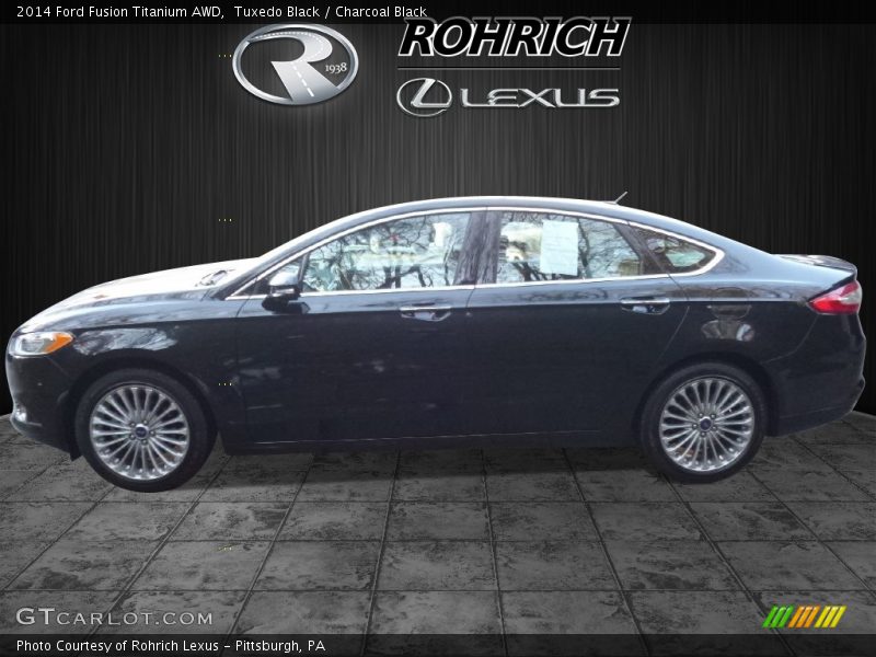 Tuxedo Black / Charcoal Black 2014 Ford Fusion Titanium AWD