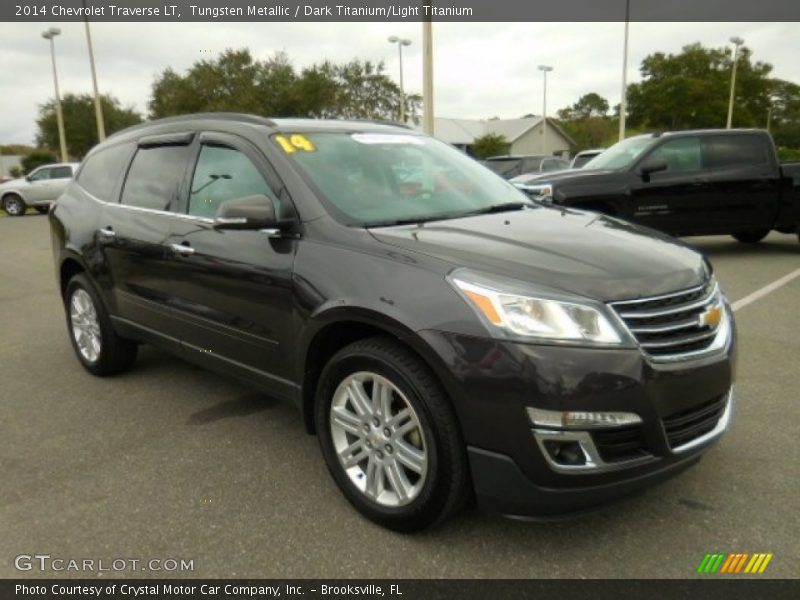 Tungsten Metallic / Dark Titanium/Light Titanium 2014 Chevrolet Traverse LT