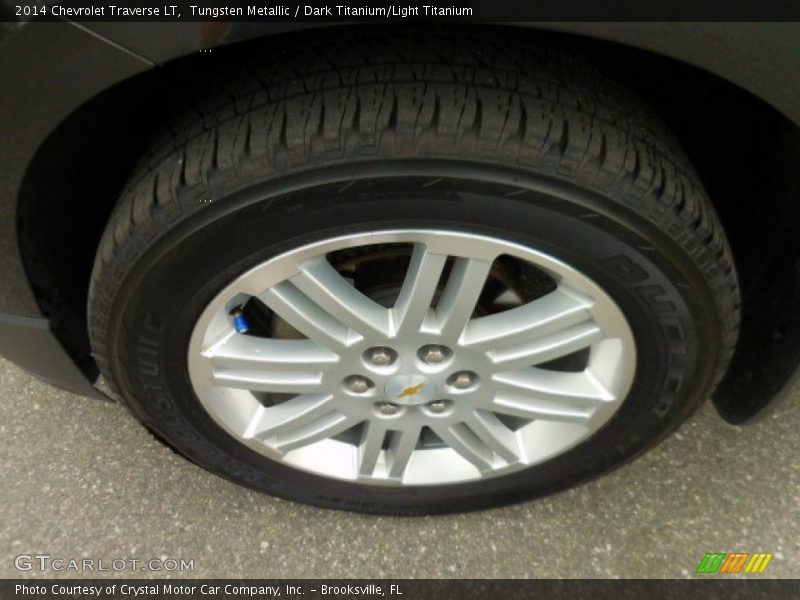 Tungsten Metallic / Dark Titanium/Light Titanium 2014 Chevrolet Traverse LT
