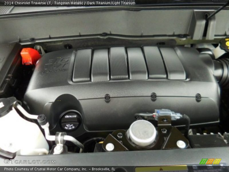 Tungsten Metallic / Dark Titanium/Light Titanium 2014 Chevrolet Traverse LT