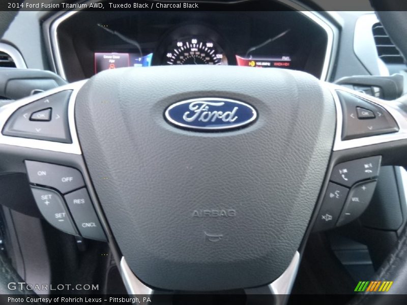 Tuxedo Black / Charcoal Black 2014 Ford Fusion Titanium AWD