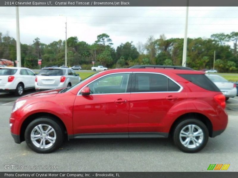 Crystal Red Tintcoat / Brownstone/Jet Black 2014 Chevrolet Equinox LT