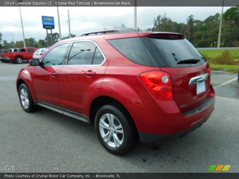 Crystal Red Tintcoat / Brownstone/Jet Black 2014 Chevrolet Equinox LT