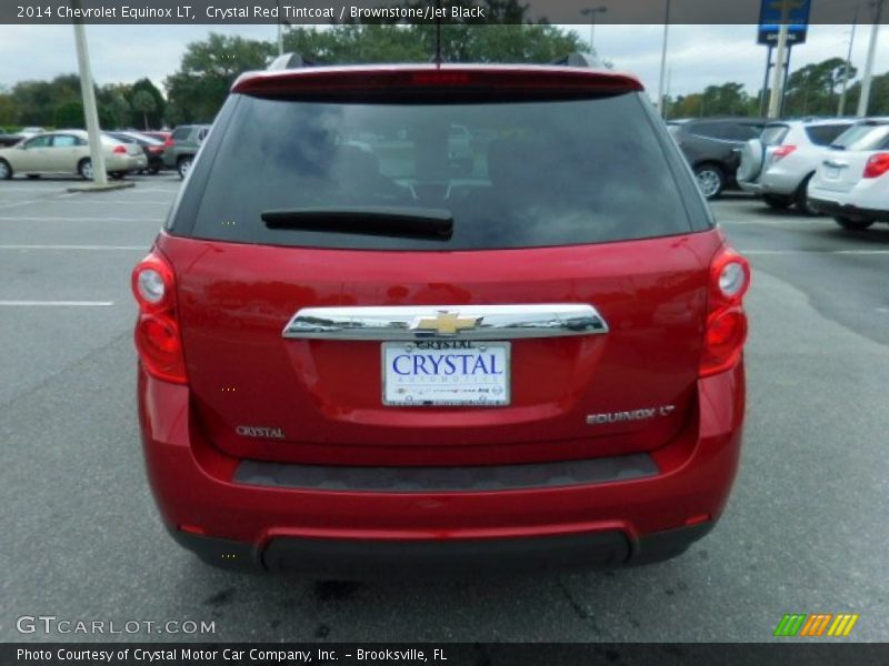 Crystal Red Tintcoat / Brownstone/Jet Black 2014 Chevrolet Equinox LT