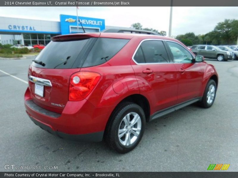 Crystal Red Tintcoat / Brownstone/Jet Black 2014 Chevrolet Equinox LT