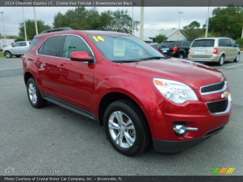 Crystal Red Tintcoat / Brownstone/Jet Black 2014 Chevrolet Equinox LT