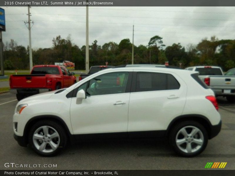 Summit White / Jet Black/Brownstone 2016 Chevrolet Trax LTZ