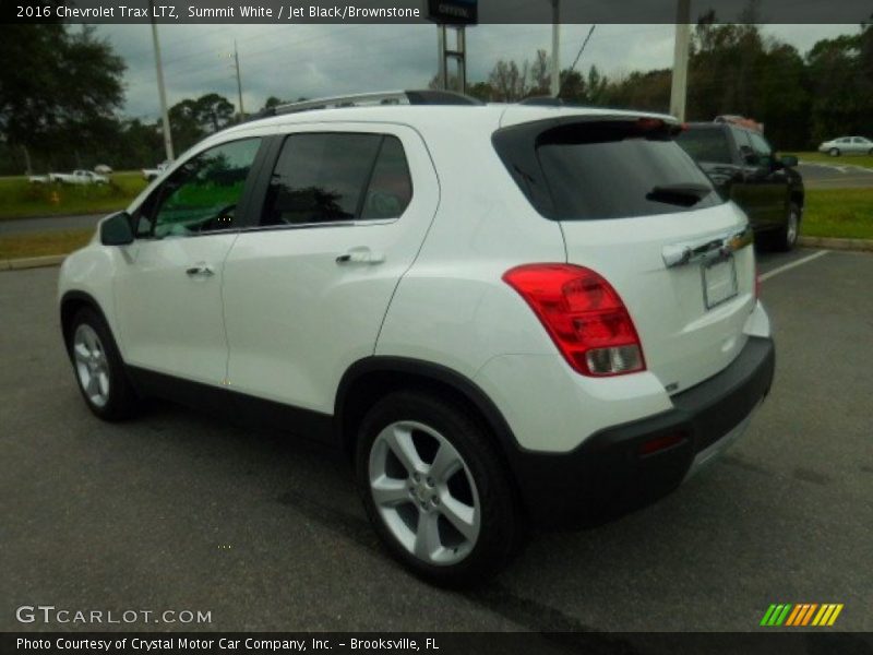 Summit White / Jet Black/Brownstone 2016 Chevrolet Trax LTZ