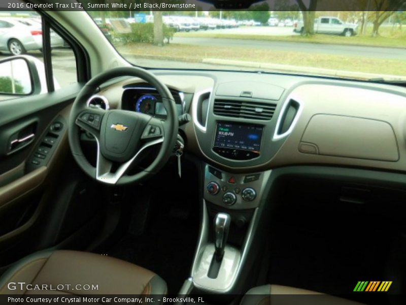 Summit White / Jet Black/Brownstone 2016 Chevrolet Trax LTZ