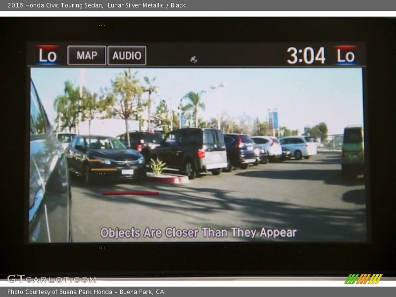 Lunar Silver Metallic / Black 2016 Honda Civic Touring Sedan