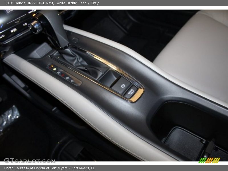 White Orchid Pearl / Gray 2016 Honda HR-V EX-L Navi