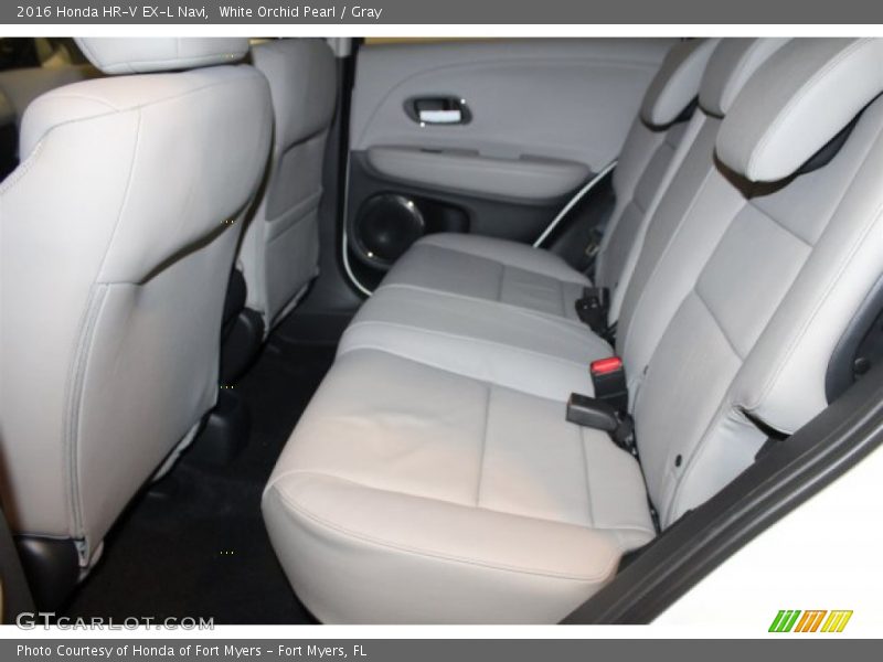 White Orchid Pearl / Gray 2016 Honda HR-V EX-L Navi