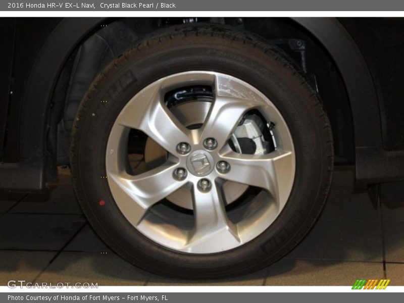 Crystal Black Pearl / Black 2016 Honda HR-V EX-L Navi