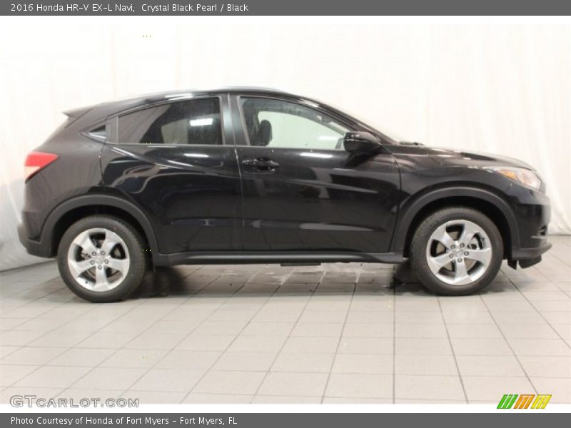 Crystal Black Pearl / Black 2016 Honda HR-V EX-L Navi