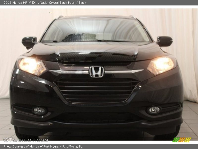 Crystal Black Pearl / Black 2016 Honda HR-V EX-L Navi