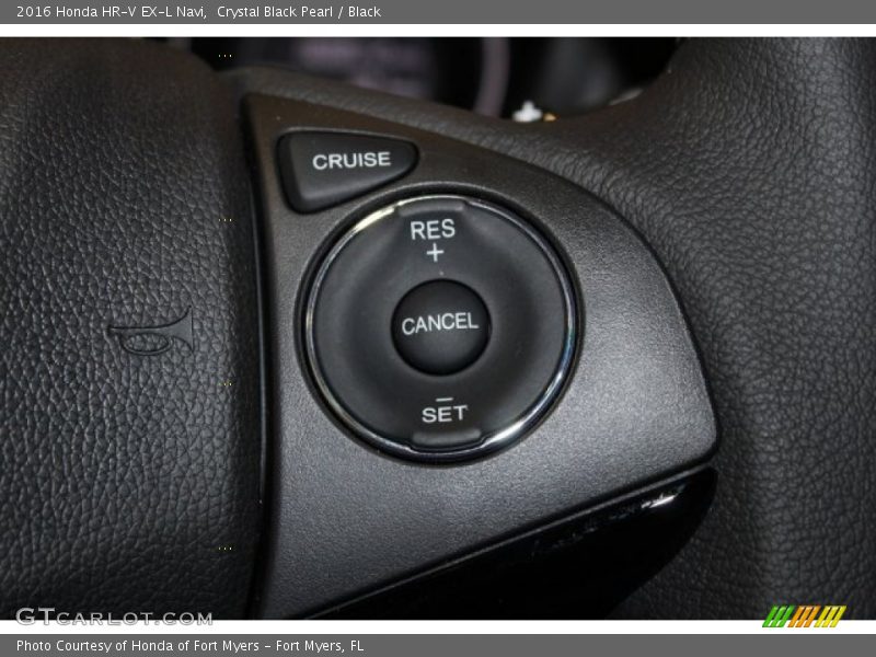 Crystal Black Pearl / Black 2016 Honda HR-V EX-L Navi
